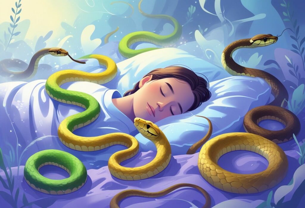 sonhar com cobras vivas