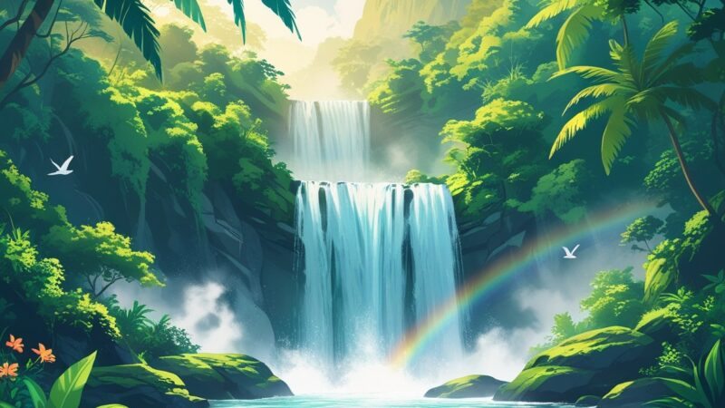 Frases de Cachoeira: Inspiração, Natureza e Renovação