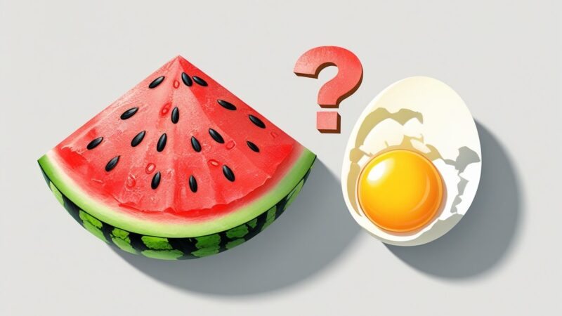 Melancia e ovo faz mal? Verdades, mitos e como consumir juntos
