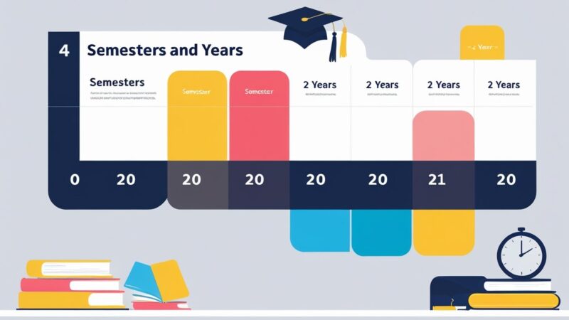4 semestres são quantos anos? Entenda a equivalência no tempo acadêmico