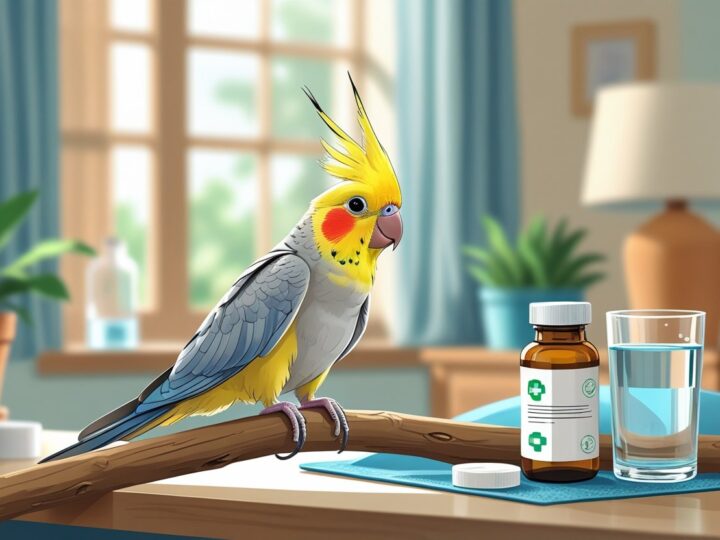 Pode dar dipirona para calopsita? Riscos, cuidados e alternativas