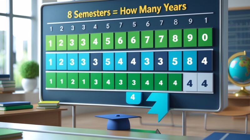 8 semestres são quantos anos? Veja o tempo e o que muda no curso