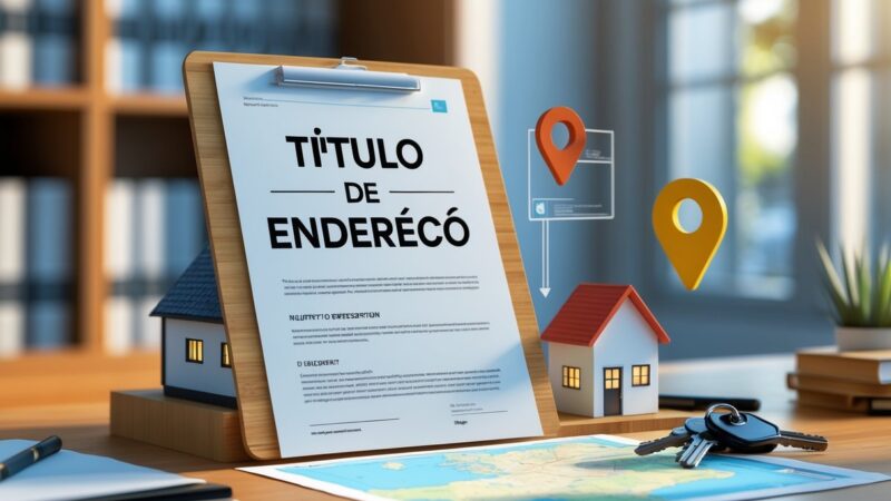 O que é título de endereço? Guia prático para preencher cadastros