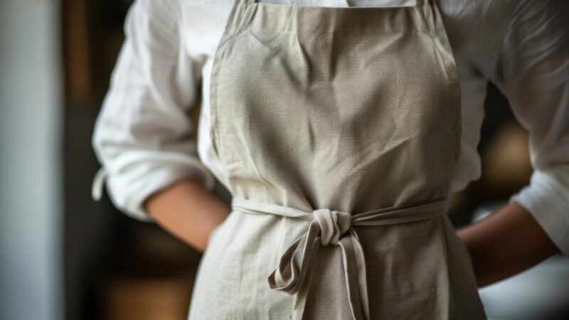 Como lavar e conservar um avental 100% algodão corretamente