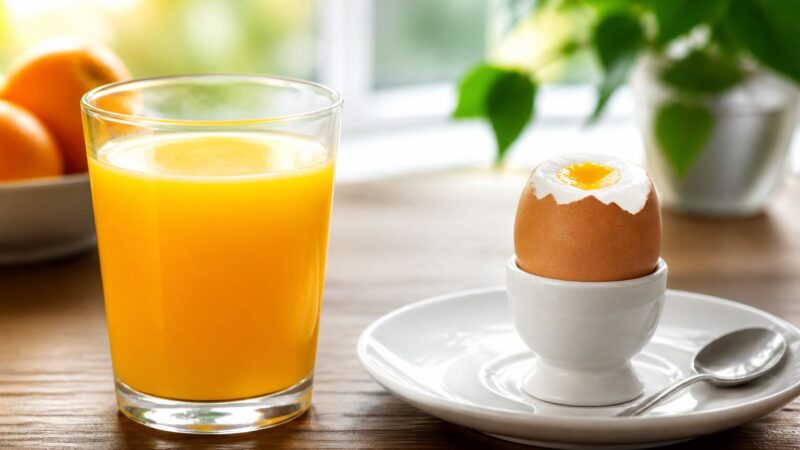 Suco de Laranja com Ovo: Riscos Digestivos e Boas Práticas